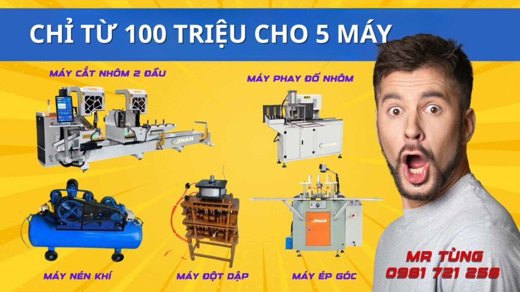 Công ty bán máy sản xuất cửa nhôm tại Bắc Kạn