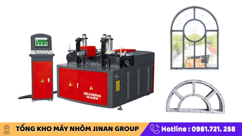 Máy uốn vòm cửa nhôm